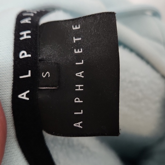 Alphalete Light Blue Performance Hoodie - Picture 7 of 8